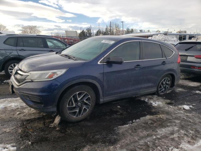 HONDA CR-V SE 2016 with VIN 2HKRM4H40GH684779 - Photo from auction