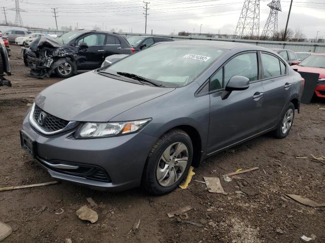 HONDA CIVIC LX 2013 with VIN 19XFB2F58DE009903 - Photo from auction