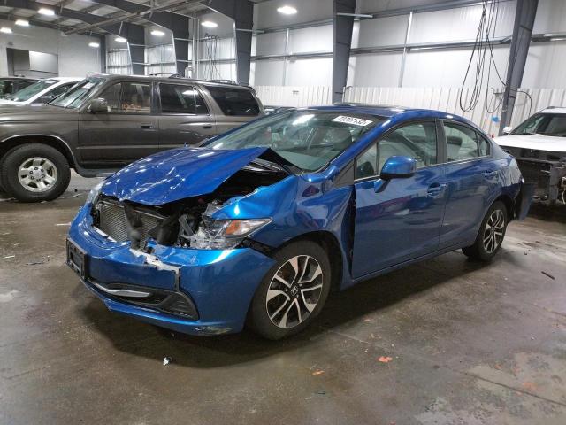 HONDA CIVIC EX 2013 with VIN 19XFB2F89DE098178 - Photo from auction