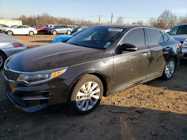 KIA OPTIMA EX 2018 with VIN 5XXGU4L34JG215798 - Photo from auction
