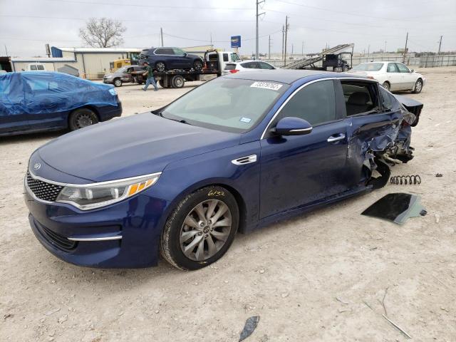 KIA OPTIMA EX 2016 with VIN 5XXGU4L36GG093583 - Photo from auction