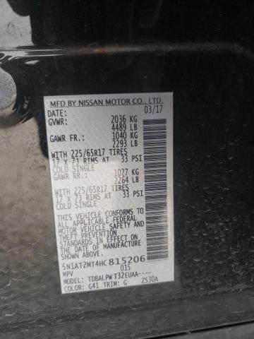 Photo 14 from auction – 2017 NISSAN ROGUE S with VIN 5N1AT2MT4HC815206
