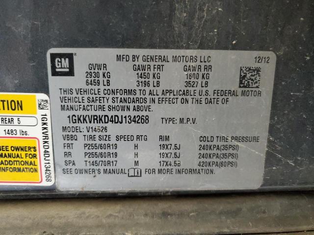 Photo 14 from auction – 2013 GMC ACADIA SLT with VIN 1GKKVRKD4DJ134268