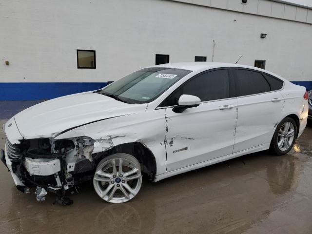FORD FUSION SE 2018 with VIN 3FA6P0LU6JR172562 - Photo from auction