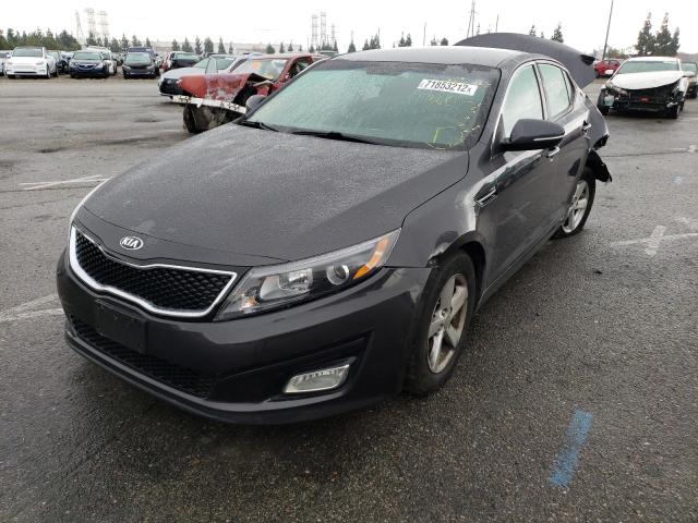 KIA OPTIMA LX 2015 with VIN 5XXGM4A75FG453771 - Photo from auction