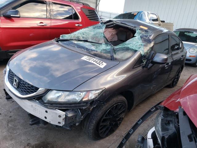 HONDA CIVIC LX 2013 with VIN 19XFB2F53DE041030 - Photo from auction