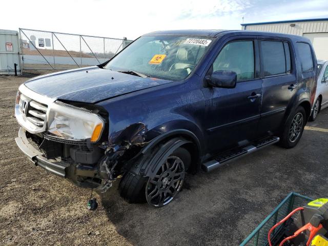 HONDA PILOT EXL 2013 with VIN 5FNYF4H50DB027988 - Photo from auction
