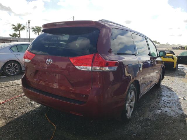 Photo 4 from auction – 2012 TOYOTA SIENNA LE with VIN 5TDKK3DC9CS250072
