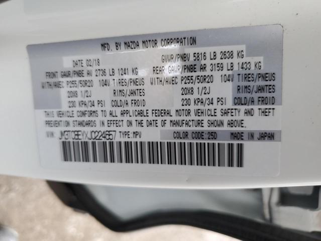 Photo 14 from auction – 2018 MAZDA CX-9 SIGNA with VIN JM3TCBEYXJ0224657