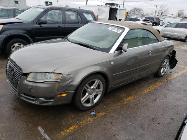 AUDI A4 2.0T CA 2008 with VIN WAUAF48H98K001553 - Photo from auction