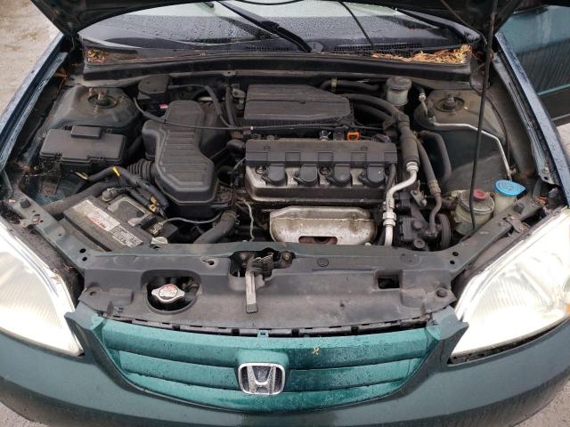 Photo 11 from auction – 2001 HONDA CIVIC LX with VIN 2HGES16561H543375