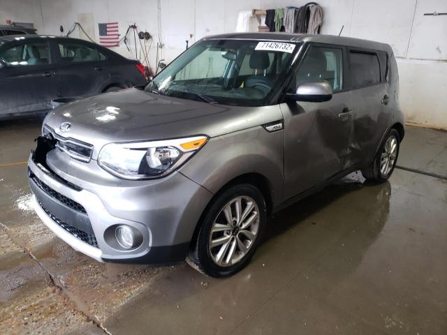 KIA SOUL + 2019 with VIN KNDJP3A59K7676372 - Photo from auction