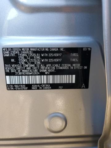 Photo 14 from auction – 2016 TOYOTA RAV4 LE with VIN 2T3BFREV8GW452624