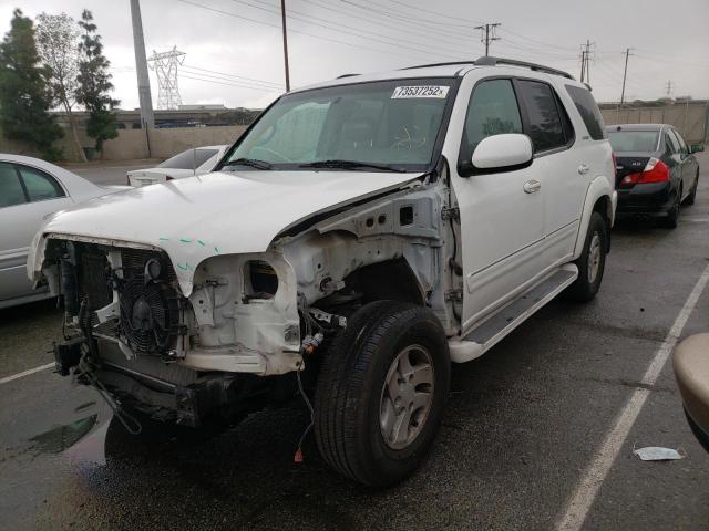 TOYOTA SEQUOIA LI 2002 with VIN 5TDZT38AX2S065614 - Photo from auction