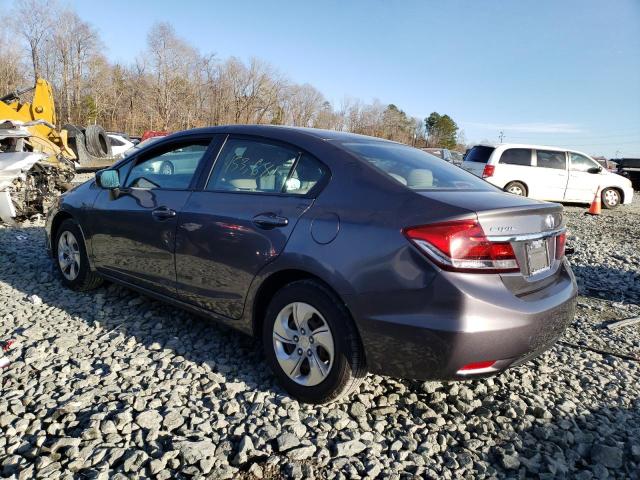 Photo 2 from auction – 2014 HONDA CIVIC LX with VIN 2HGFB2F50EH552606