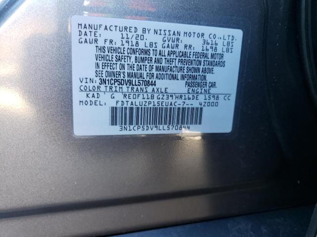 Photo 14 from auction – 2020 NISSAN KICKS SR with VIN 3N1CP5DV9LL570844