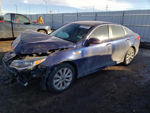 KIA OPTIMA LX 2018 with VIN 5XXGT4L34JG270609 - Photo from auction