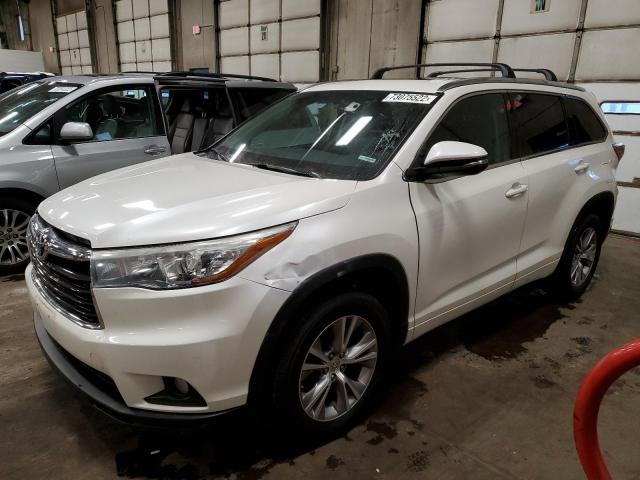 TOYOTA HIGHLANDER 2015 with VIN 5TDKKRFH8FS057248 - Photo from auction