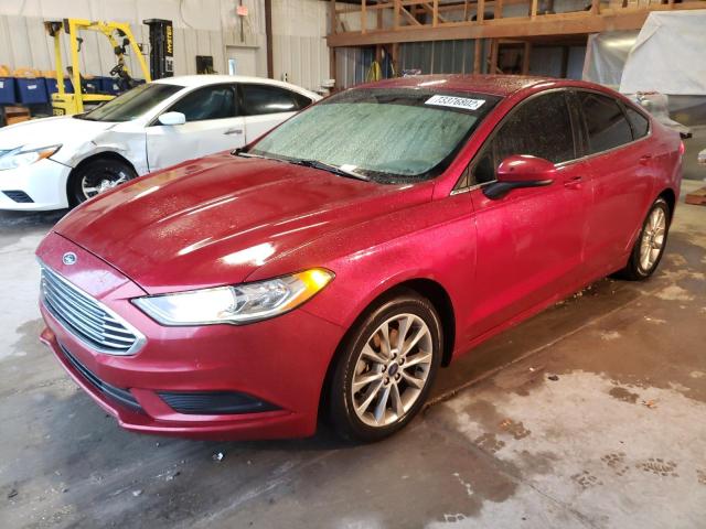FORD FUSION SE 2017 with VIN 3FA6P0H77HR198312 - Photo from auction