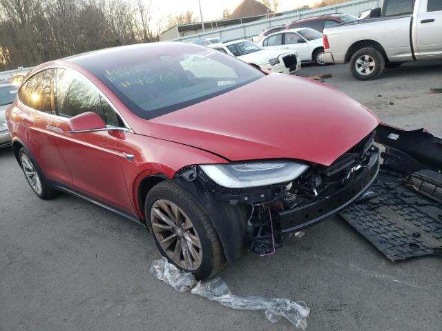 Photo 4 from auction – 2020 TESLA MODEL X with VIN 5YJXCAE21LF300450