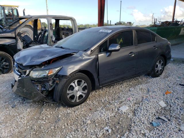 HONDA CIVIC HYBR 2013 with VIN 19XFB4F20DE003529 - Photo from auction
