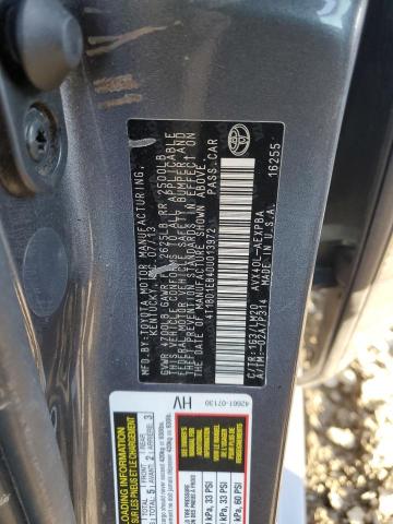 Photo 10 from auction – 2013 TOYOTA AVALON HYB with VIN 4T1BD1EB4DU013972