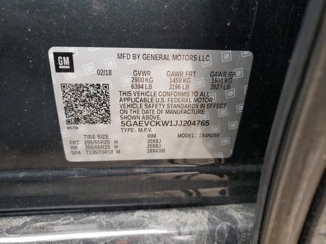 Photo 14 from auction – 2018 BUICK ENCLAVE AV with VIN 5GAEVCKW1JJ204765