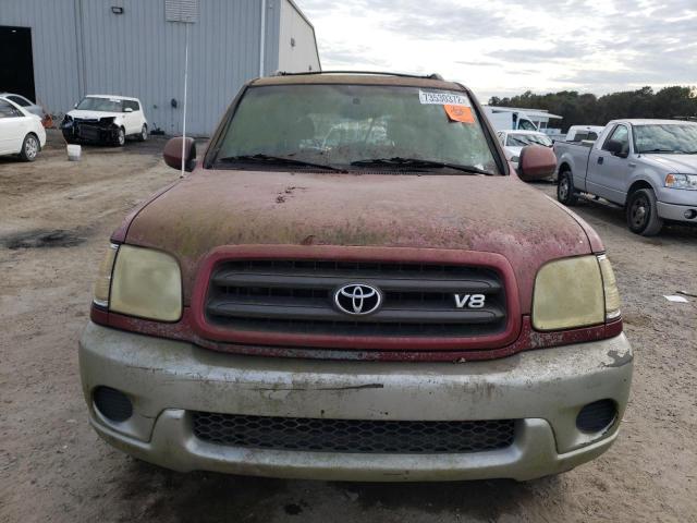 Photo 5 from auction – 2002 TOYOTA SEQUOIA SR with VIN 5TDZT34A12S057665