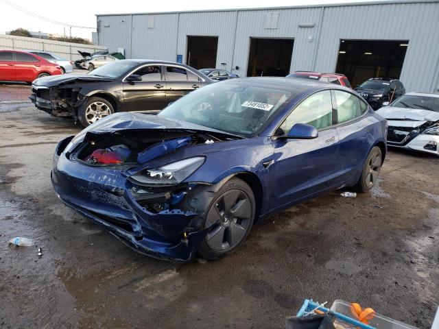 TESLA MODEL 3 2021 with VIN 5YJ3E1EA6MF091630 - Photo from auction