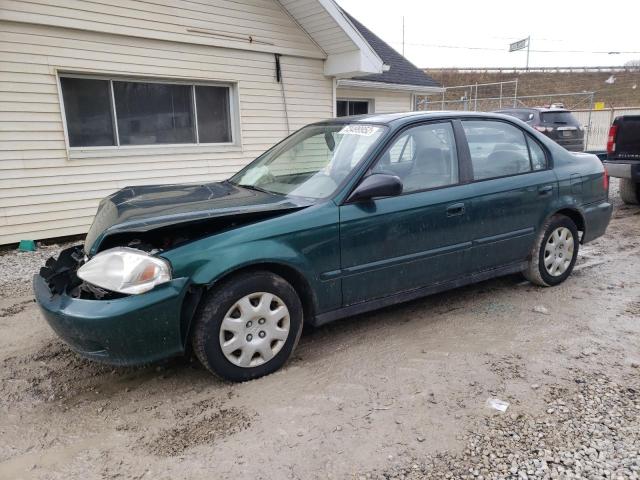 Photo 1 from auction – 2000 HONDA CIVIC BASE with VIN 2HGEJ6611YH529617