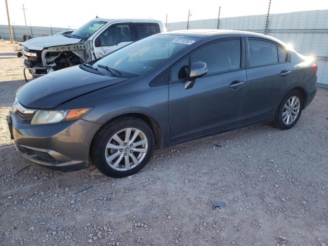 HONDA CIVIC EXL 2012 with VIN 19XFB2F99CE023665 - Photo from auction