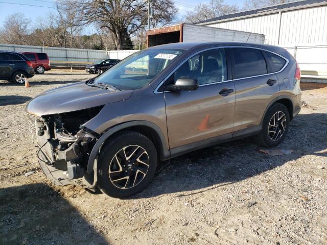 HONDA CR-V SE 2016 with VIN 5J6RM4H40GL030449 - Photo from auction