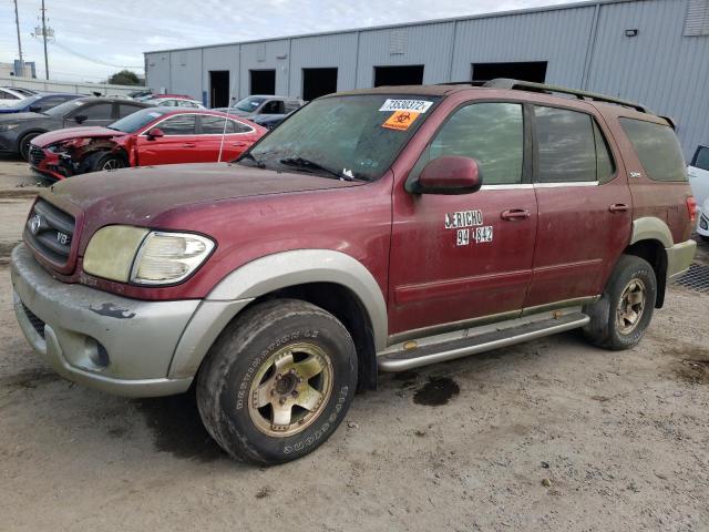 TOYOTA SEQUOIA SR 2002 with VIN 5TDZT34A12S057665 - Photo from auction