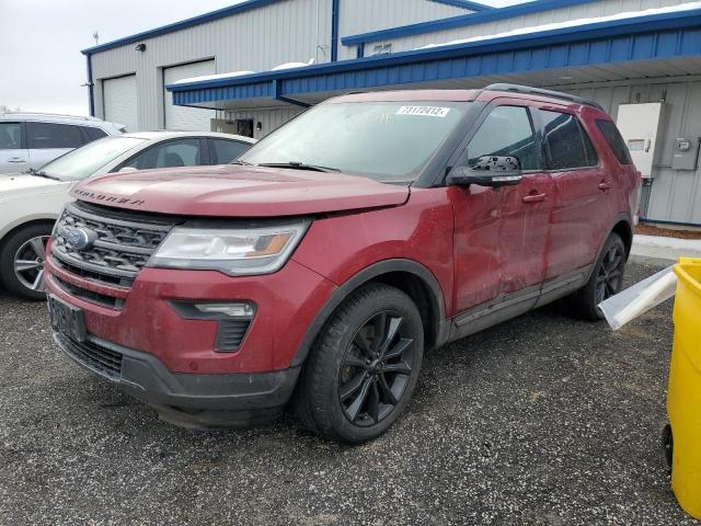 FORD EXPLORER X 2018 with VIN 1FM5K8D8XJGC41549 - Photo from auction