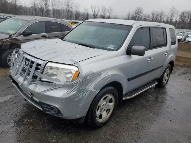 HONDA PILOT LX 2013 with VIN 5FNYF4H24DB016904 - Photo from auction