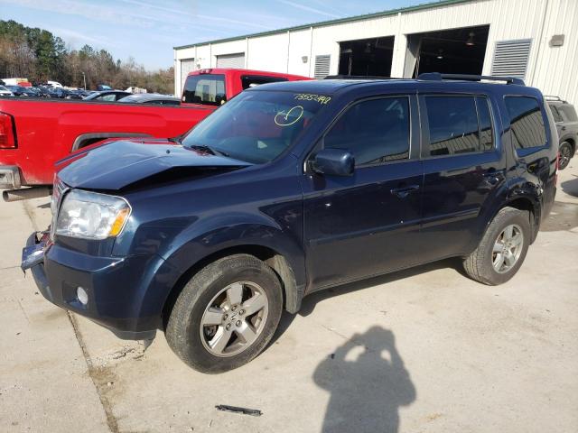 HONDA PILOT EXLN 2011 with VIN 5FNYF4H70BB086781 - Photo from auction