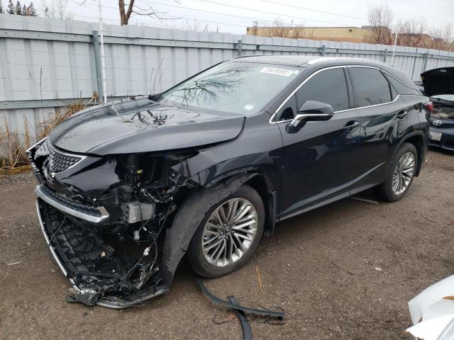 LEXUS RX 350 2022 with VIN 2T2JZMDA8NC334581 - Photo from auction