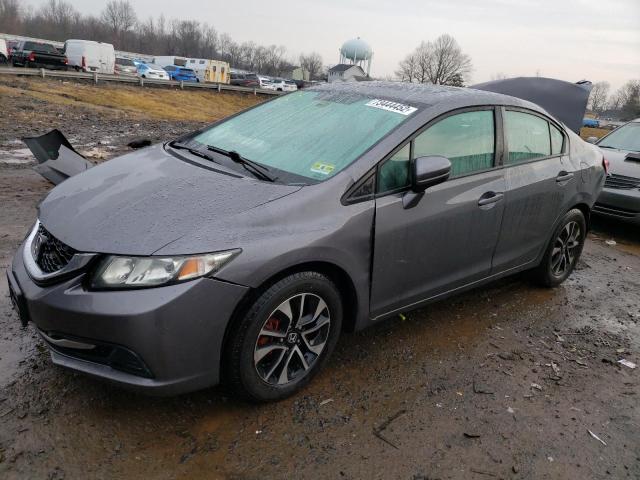 HONDA CIVIC EX 2014 with VIN 19XFB2F89EE009985 - Photo from auction