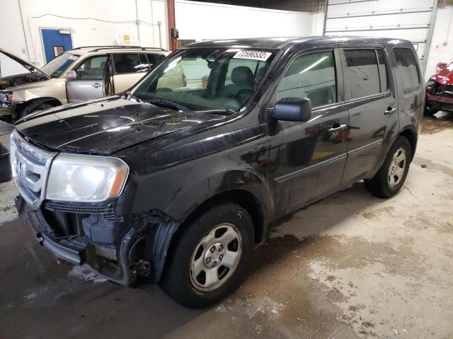 HONDA PILOT LX 2011 with VIN 5FNYF4H20BB056801 - Photo from auction