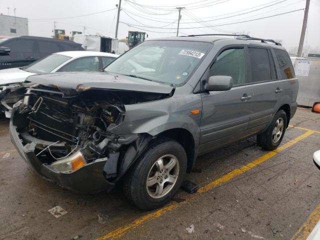 HONDA PILOT EXL 2007 with VIN 5FNYF18767B005160 - Photo from auction