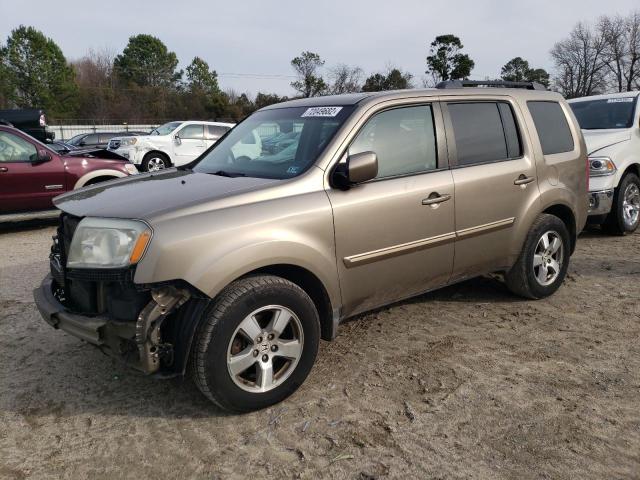 HONDA PILOT EXL 2010 with VIN 5FNYF4H53AB023669 - Photo from auction