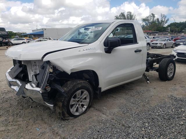 CHEVROLET SILVERADO 2021 with VIN 3GCNWAEF6MG233440 - Photo from auction