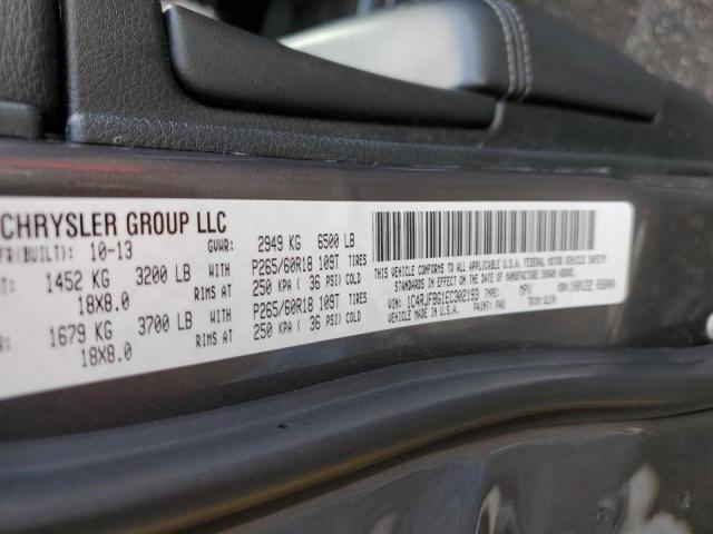 Photo 14 from auction – 2014 JEEP GRAND CHER with VIN 1C4RJFBG1EC302193