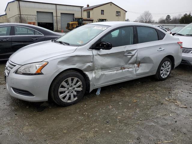 NISSAN SENTRA S 2013 with VIN 1N4AB7AP3DN907827 - Photo from auction