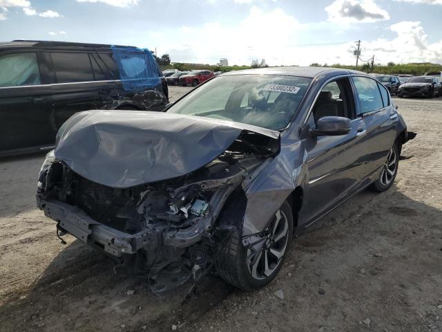 HONDA ACCORD EXL 2016 with VIN 1HGCR3F80GA005643 - Photo from auction
