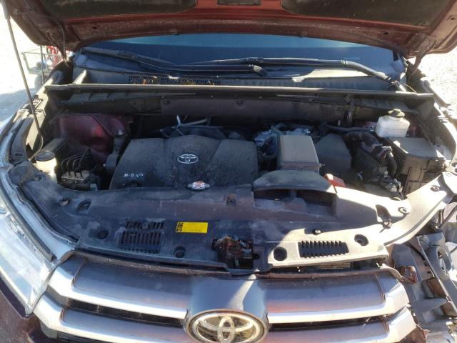 Photo 12 from auction – 2019 TOYOTA HIGHLANDER with VIN 5TDJZRFH9KS980484