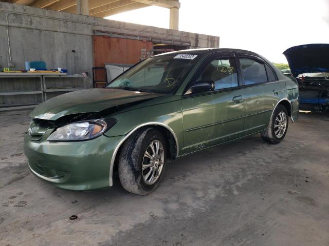 HONDA CIVIC LX 2004 with VIN 2HGES16544H597763 - Photo from auction