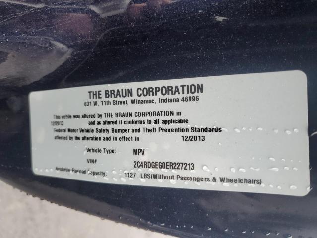 Photo 14 from auction – 2014 DODGE GRAND CARA with VIN 2C4RDGEG0ER227213