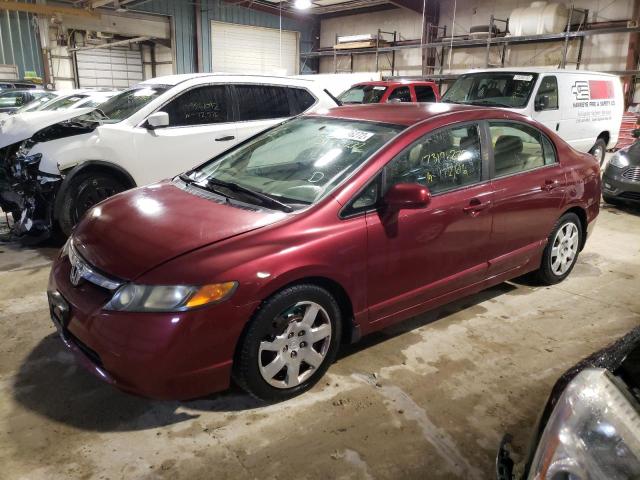 HONDA CIVIC LX 2008 with VIN 1HGFA16588L092597 - Photo from auction