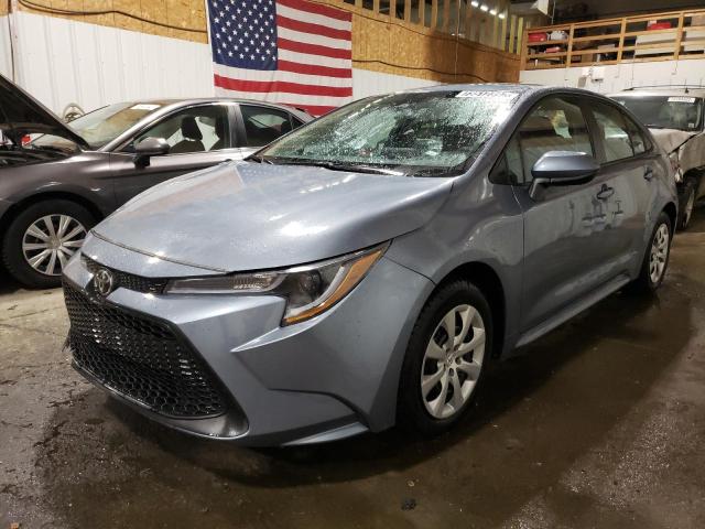 TOYOTA COROLLA LE 2021 with VIN 5YFEPMAE8MP215673 - Photo from auction